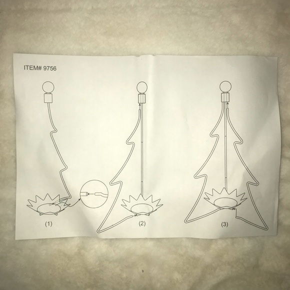 PARTYLITE WHISPERING PINES VOTIVE TREE 9.5” P9756 (Part of Set 1 of 2) - Picture 2 of 5